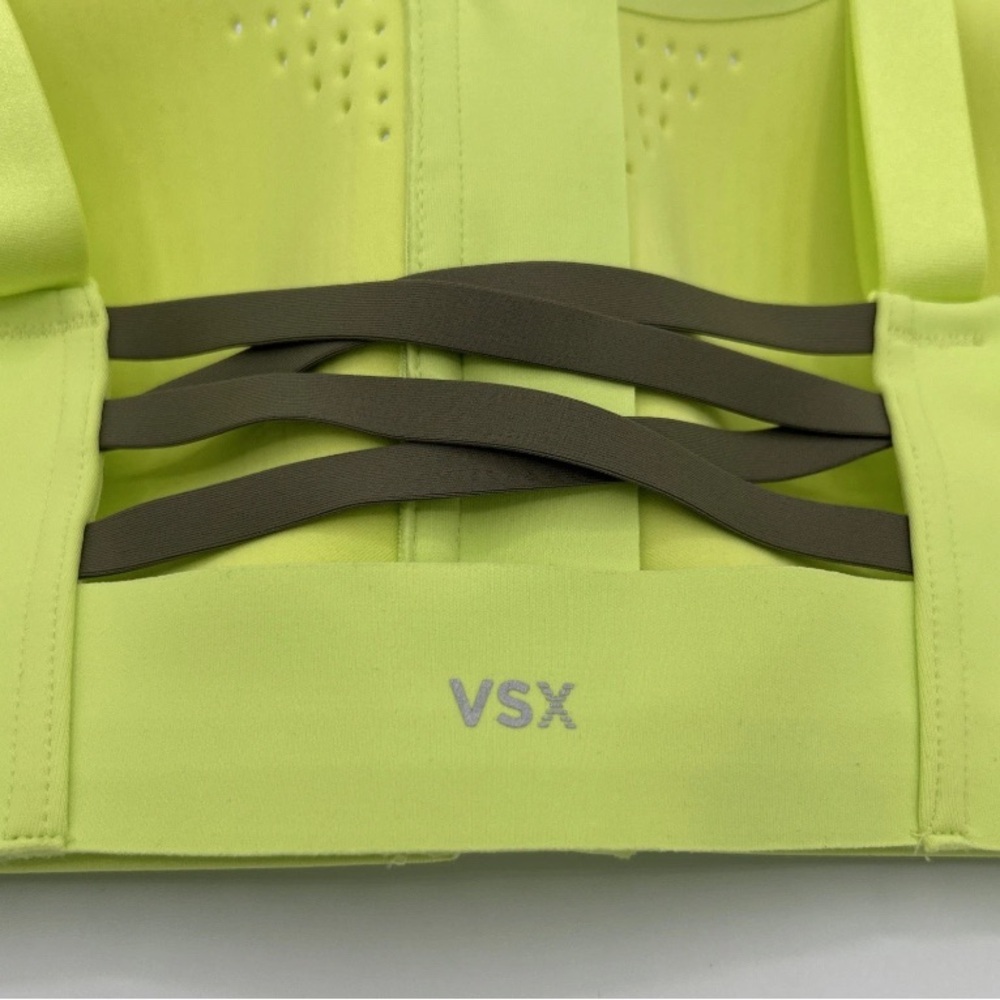 Victoria's Secret 34DDD Front-Zip Sports Bra - Lime - Picture 8 of 9